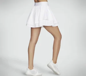 SKECHERS Sport Court Layered Skort BRANCO Flash Sale