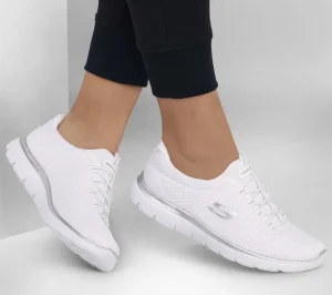 SKECHERS Summits BRANCO / PRATEADO Cheap