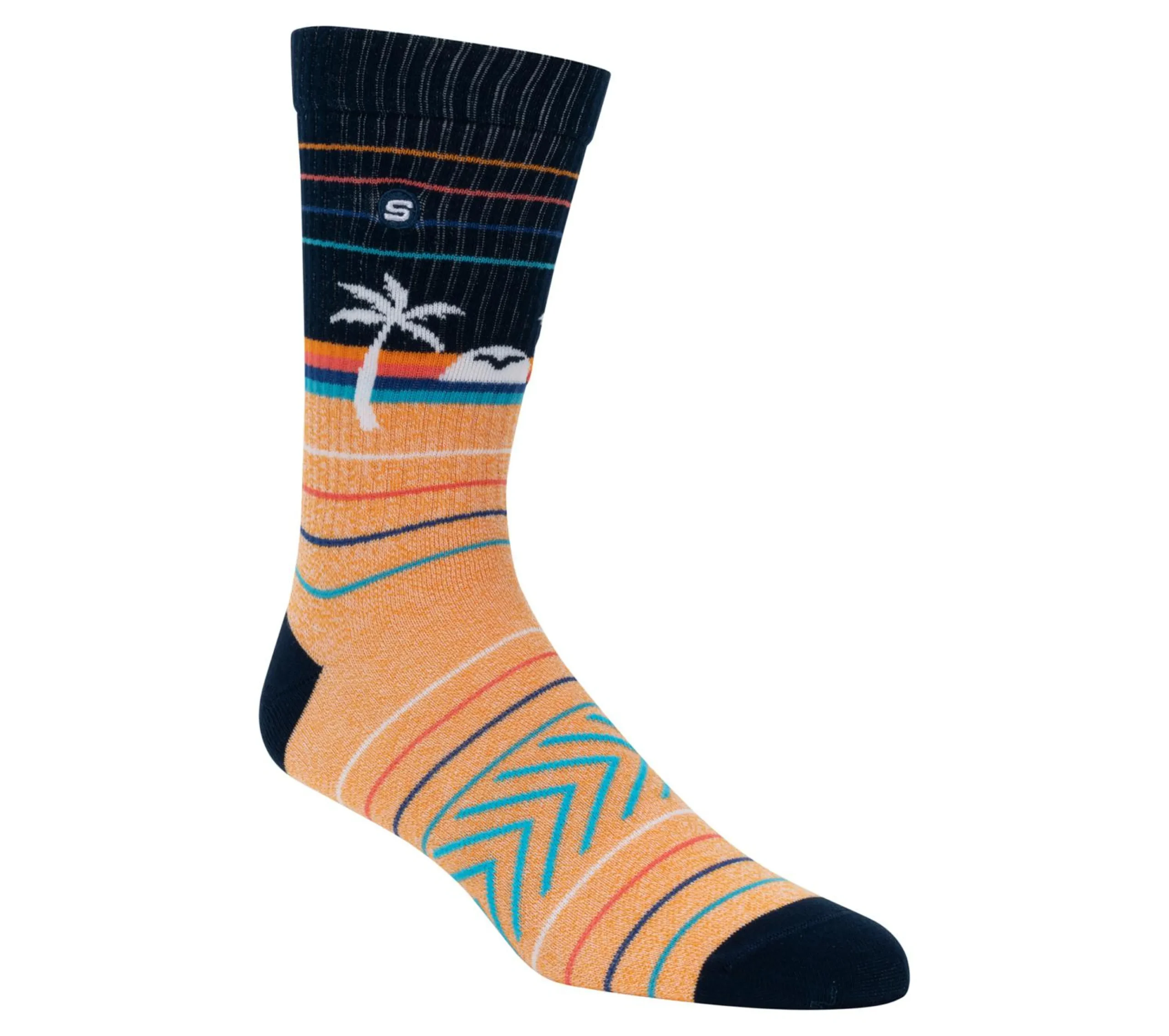 sunset_crew_socks___pair_0.webp SKECHERS Sunset Crew Socks - 1 Pair MULTICOR Store