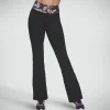 SKECHERS The GO FLEX Ultraviolet Flare Pant PRETO / ROXO Store