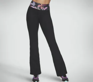 SKECHERS The GO FLEX Ultraviolet Flare Pant PRETO / ROXO Store