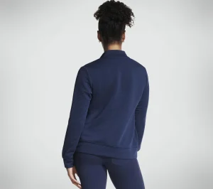 SKECHERS The Hoodless Hoodie GO WALK Everywhere Jacket NAVY Cheap