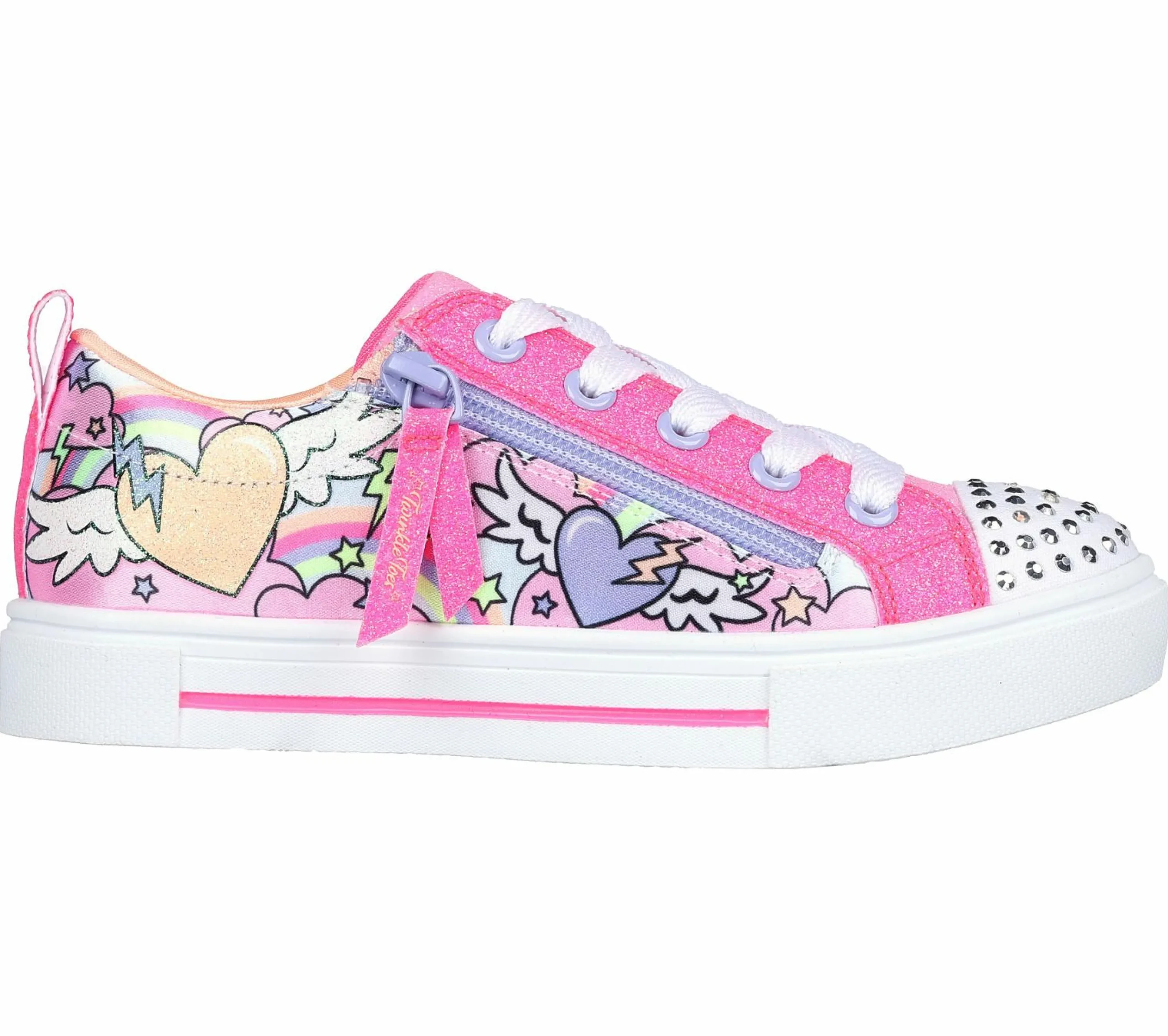 twinkle_toes_twinkle_spar_0-5.webp SKECHERS Twinkle Toes: Twinkle Sparks - Flying Hearts ROSA CHOQUE / MULTICOR Store