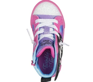 SKECHERS Twinkle Toes: Twinkle Sparks Ice PRETO / MULTICOR Sale