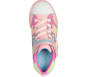 SKECHERS Twinkle Toes: Twinkle Sparks Ice 2.0 - Shimmering CORAL / MULTICOR Flash Sale