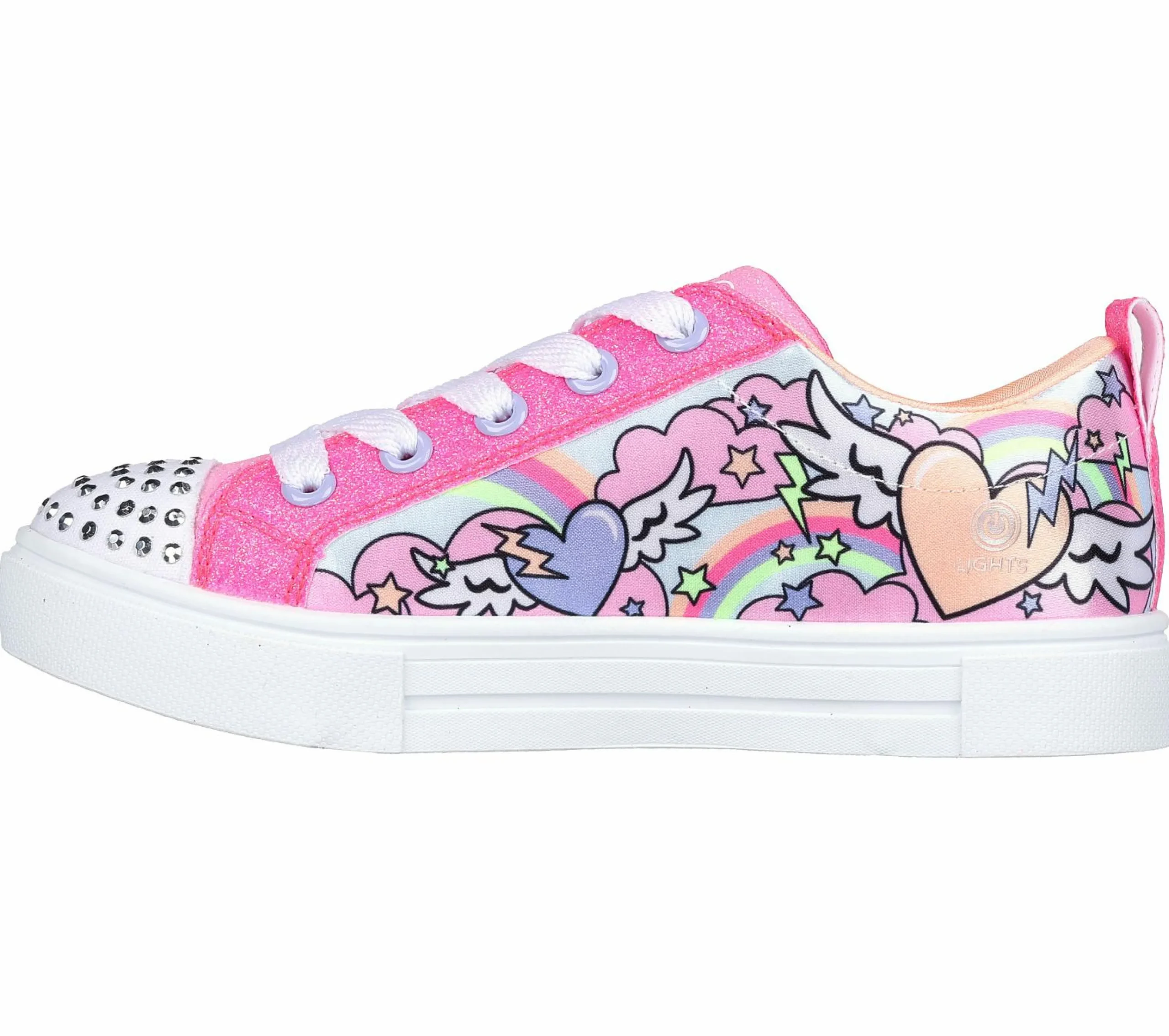 twinkle_toes_twinkle_spar_3-5.webp SKECHERS Twinkle Toes: Twinkle Sparks - Flying Hearts ROSA CHOQUE / MULTICOR Store