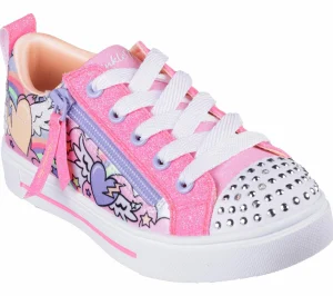 SKECHERS Twinkle Toes: Twinkle Sparks - Flying Hearts ROSA CHOQUE / MULTICOR Store