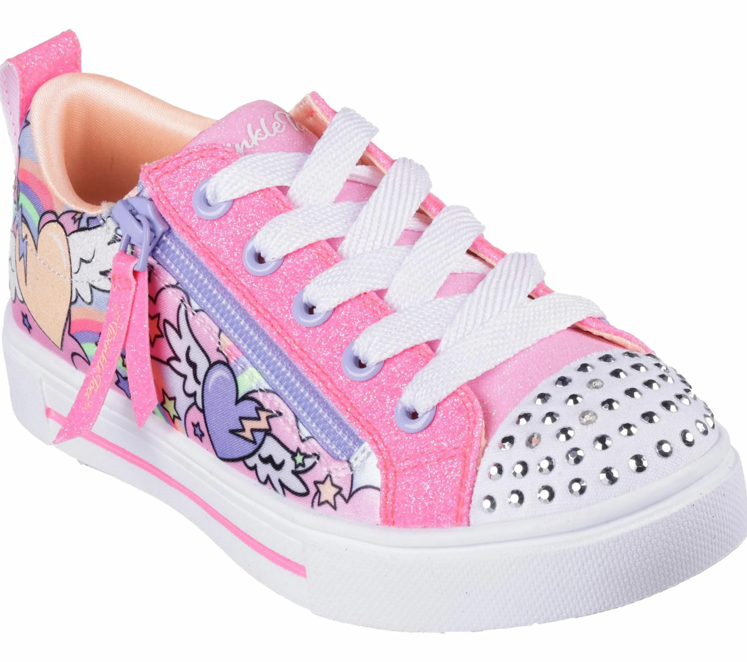twinkle_toes_twinkle_spar_4-5.webp SKECHERS Twinkle Toes: Twinkle Sparks - Flying Hearts ROSA CHOQUE / MULTICOR Store