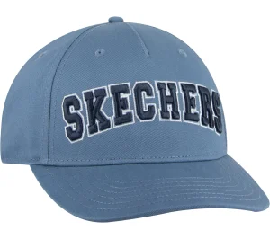 SKECHERS University Baseball Hat AZUL / CINZENTO New