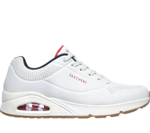 SKECHERS Uno - Stand On Air BRANCO / NAVY Store