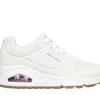 SKECHERS Uno - Stand On Air BRANCO / ROSA CHOQUE Fashion