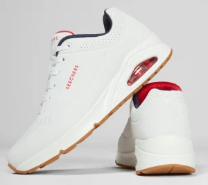 SKECHERS Uno - Stand On Air BRANCO / NAVY Store