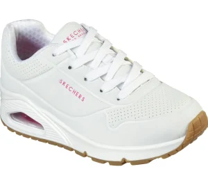 SKECHERS Uno - Stand On Air BRANCO / ROSA CHOQUE Fashion