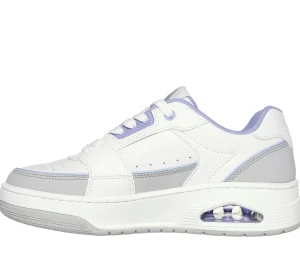 SKECHERS Uno Court - Courted Style BRANCO / LAVANDA Hot