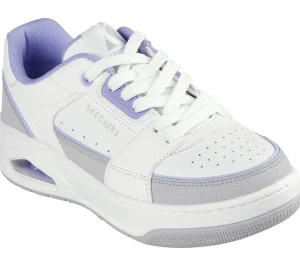 SKECHERS Uno Court - Courted Style BRANCO / LAVANDA Hot