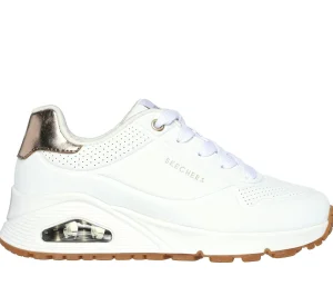 SKECHERS Uno Gen1 - Shimmer Away BRANCO New