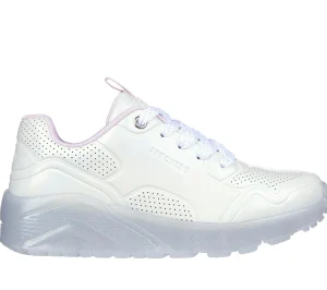 SKECHERS Uno Ice - Prism Luxe BRANCO / PRATEADO Outlet