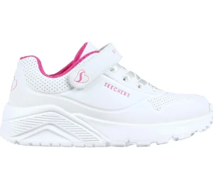 SKECHERS Uno Lite BRANCO / ROSA CHOQUE Best Sale