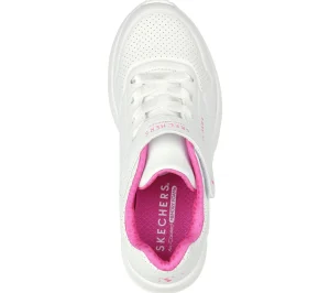 SKECHERS Uno Lite BRANCO / ROSA CHOQUE Best Sale