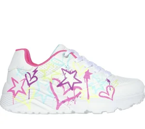SKECHERS Uno Lite - My Drip BRANCO / MULTICOR Best Sale