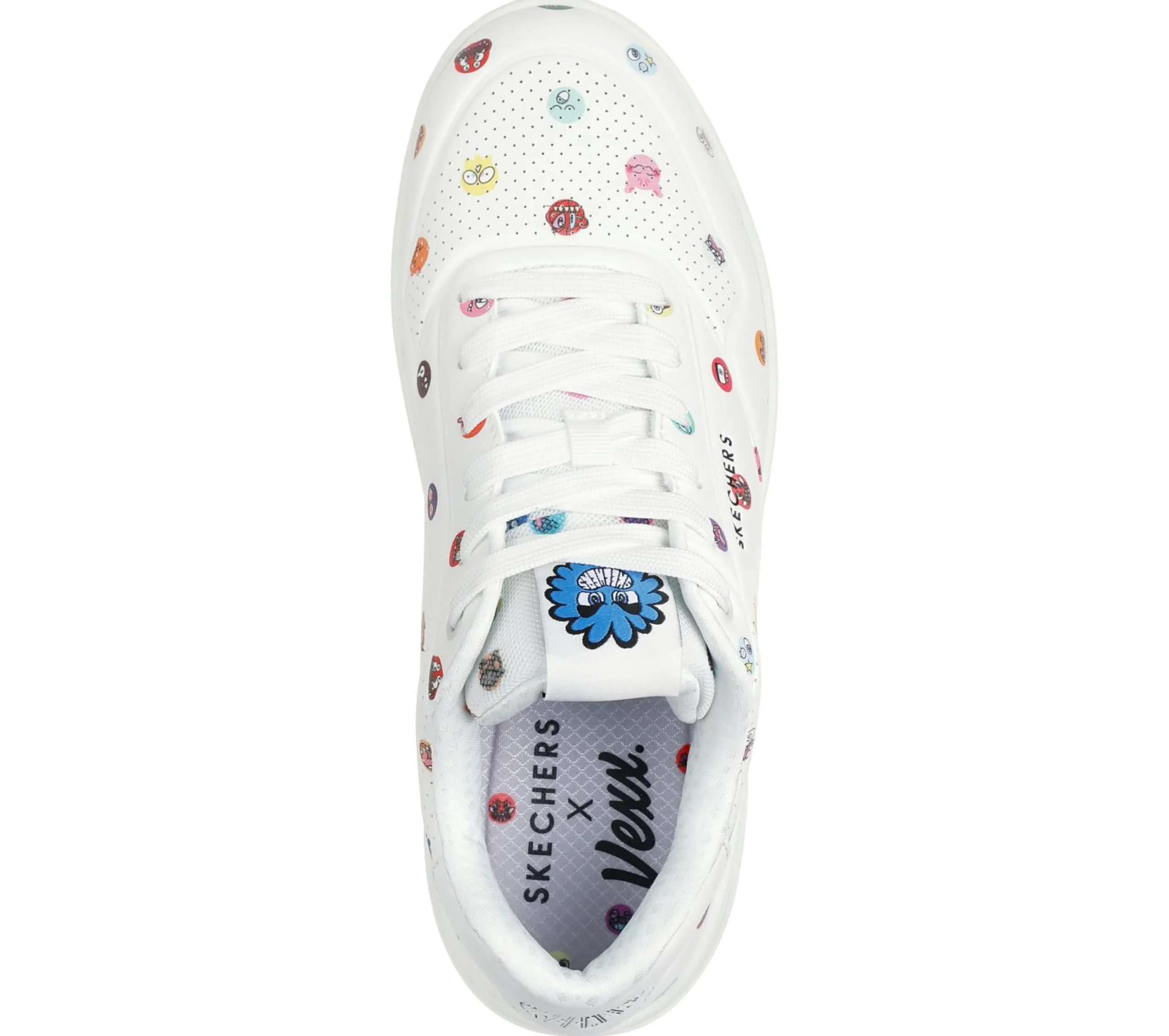 vexx_uno_court__vexx_mult_1.webp SKECHERS Vexx: Uno Court - Vexx Multi-Moji BRANCO / MULTICOR Store