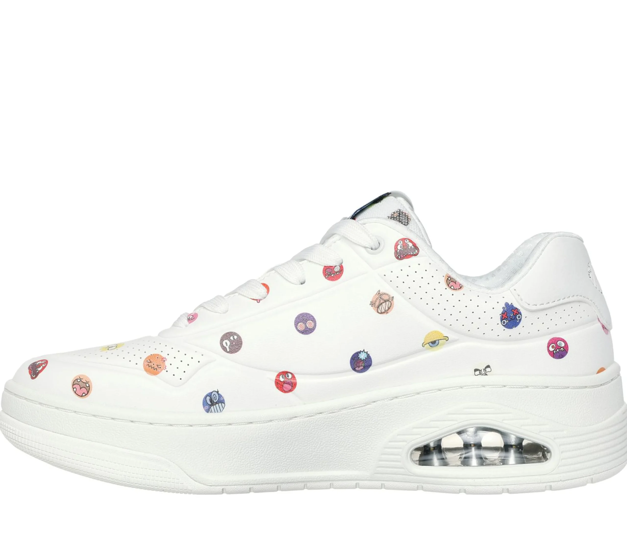 vexx_uno_court__vexx_mult_3.webp SKECHERS Vexx: Uno Court - Vexx Multi-Moji BRANCO / MULTICOR Store