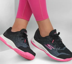 SKECHERS Viper Court - Pickleball PRETO / ROSA Discount