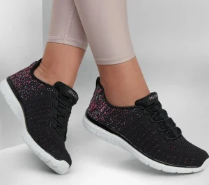 SKECHERS Virtue PRETO / ROSA Best Sale