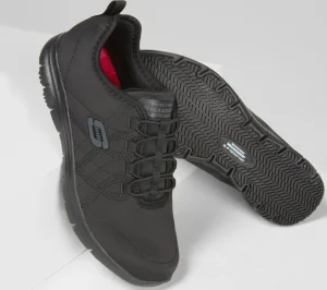 SKECHERS Work Relaxed Fit: Ghenter - Srelt SR PRETO Hot