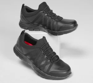 SKECHERS Work Relaxed Fit: Ghenter - Dagsby SR PRETO Clearance