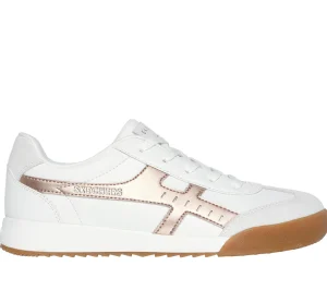 SKECHERS Zinger - Metallic Roads BRANCO /ROSA GOLD Best Sale
